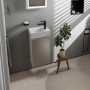 hansgrohe Xevolos E Handwaschbecken 36 x 25 cm mit Hahnloch rechts ohne Überlauf