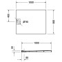 Duravit Stonetto Duschwanne Rechteck 100 x 80 cm