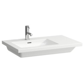 LAUFEN Living Square Waschtisch 75 x 48 cm mit 1 Hahnloch, Ablage rechts