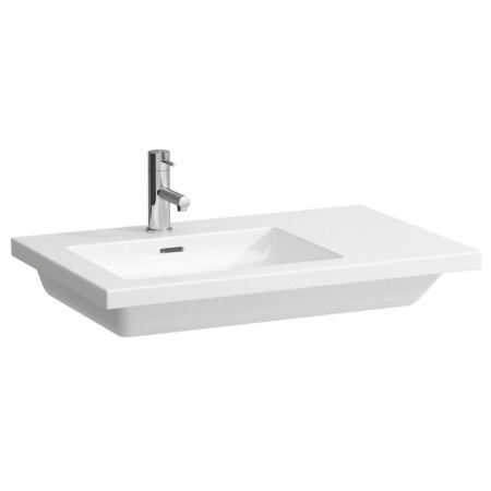 LAUFEN Living Square Waschtisch 75 x 48 cm mit 1 Hahnloch, Ablage rechts