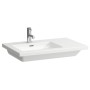 LAUFEN Living Square Waschtisch 75 x 48 cm mit 1 Hahnloch, Ablage rechts