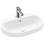 Villeroy & Boch Architectura Einbauwaschbecken 60 x 45 x 17 cm, oval, mit Überlauf, ungeschliffen