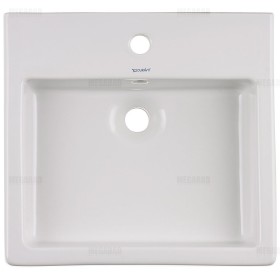 Lavabo Duravit Vero 50 cm con 1 foro miscelatore satinato