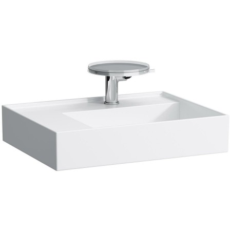 LAUFEN Kartell Waschtisch 60 x 46 cm, mit Ablage links, mit 1 Hahnloch