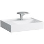 LAUFEN Kartell Waschtisch 60 x 46 cm, mit Ablage links, mit 1 Hahnloch