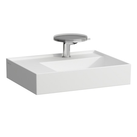 LAUFEN Kartell Waschtisch 60 x 46 cm, mit Ablage links, mit 1 Hahnloch