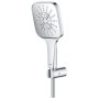 GROHE Rainshower SmartActive 130 Cube Wandhalterset, 3 Strahlarten