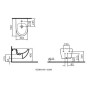 VitrA Sento Wandbidet 36,5 x 54 cm