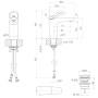 Villeroy & Boch Antao Einhebel-Waschtischarmatur mit Push-Open-Ablaufgarnitur