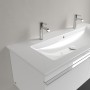 Villeroy & Boch Venticello Schrankwaschtisch 120 x 50 cm mit 2 Hahnlöchern