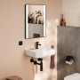hansgrohe Xanuia Q Handwaschbecken 500/390 mit Hahnloch ohne Überlauf, SmartClean