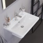 Duravit D-Neo Waschtisch 65 cm, mit 1 Hahnloch und Überlauf