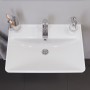 Duravit D-Neo Waschtisch 65 cm, mit 1 Hahnloch und Überlauf