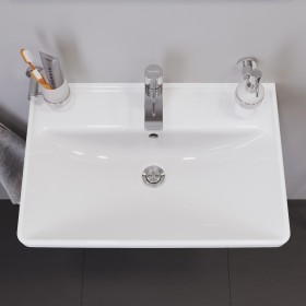 Lavabo Duravit D-Neo 65 cm, con 1 foro per rubinetto e troppo pieno