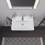 Duravit D-Neo Waschtisch 65 cm, mit 1 Hahnloch und Überlauf