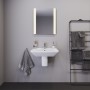 Duravit D-Neo Waschtisch 65 cm, mit 1 Hahnloch und Überlauf