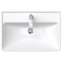 Duravit D-Neo Waschtisch 65 cm, mit 1 Hahnloch und Überlauf