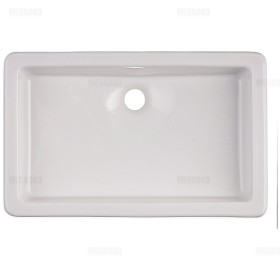 Lavabo a incasso Duravit Vero 60 cm senza foro per rubinetto finitura satinata