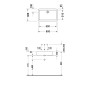 Duravit Vero Aufsatzbecken 60 cm ohne Hahnloch geschliffen