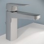 VitrA Root Square Einhebel-Waschtischmischer M mit Ablaufgarnitur