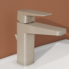VitrA Root Square Einhebel-Waschtischmischer M mit Ablaufgarnitur