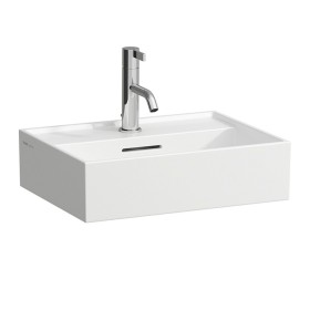 LAUFEN Kartell Aufsatz-Handwaschbecken 45 x 36 cm, mit Hahnloch, mit Überlauf