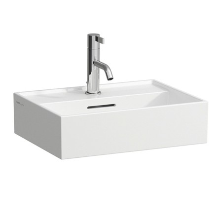 LAUFEN Kartell Aufsatz-Handwaschbecken 45 x 36 cm, mit Hahnloch, mit Überlauf
