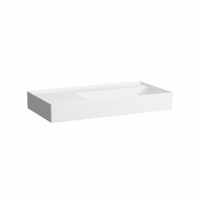 LAUFEN Kartell Waschtisch 90 x 46 cm, mit Ablage links, ohne Hahnloch