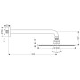 hansgrohe Raindance S Kopfbrause 300 1jet mit Brausearm 39 cm