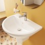 VitrA Integra Waschtisch 65 cm, mit Überlaufloch, 1 Hahnloch mittig