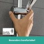 hansgrohe Rainfinity Duschset 130 3 Strahlarten mit Duschstange 65 cm, EcoSmart
