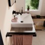 hansgrohe Xanuia Q Aufsatzwaschtisch geschliffen 600/480 ohne Hahnloch mit Überlauf
