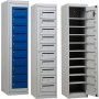Wolfstahl Schliessfachschrank Verteilerschrank Stahl 10 Schliessfächer Zylinderschloss 40 x 50 x 180 cm