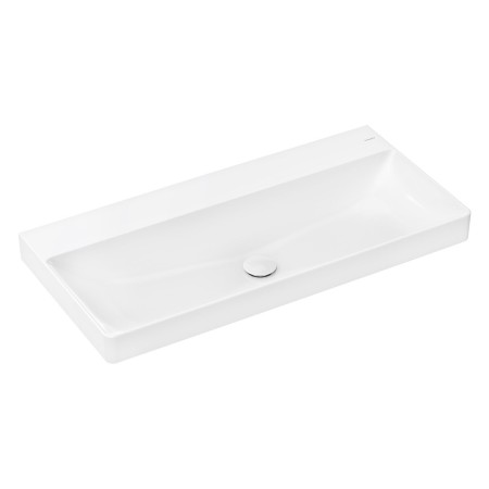 hansgrohe Xelu Q Waschbecken 100 x 48 cm ungeschliffen, ohne Hahnloch