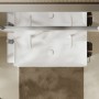 hansgrohe Xelu Q Waschbecken 100 x 48 cm ungeschliffen, mit 2x 1 Hahnloch