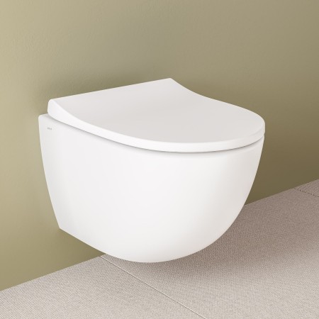 VitrA Sento Wand-WC Compact, Tiefspüler mit Spülrand