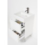 LAUFEN Kartell Einhand-Waschtischmischer ohne Ablaufventil, Ausladung 13,5 cm