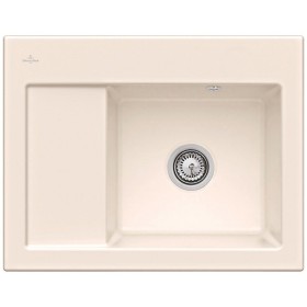 Évier encastrable Villeroy & Boch Subway 45 Compact, bonde à commande manuelle, cuve à droite
