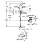 GROHE Swift Einhand-Bidetbatterie 1/2