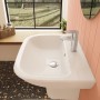 VitrA S20 Waschtisch 65 cm, 1 Hahnloch mittig und Überlauf