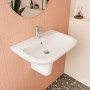 VitrA S20 Waschtisch 65 cm, 1 Hahnloch mittig und Überlauf