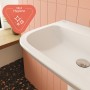 VitrA S20 Waschtisch 65 cm, 1 Hahnloch mittig und Überlauf