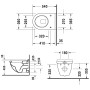 Duravit Starck 3 Wand-WC Set