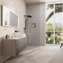 hansgrohe Rainfinity Duschset 130 3 Strahlarten mit Duschstange 90 cm, EcoSmart
