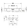 Duravit Wave Wannenthermostat Aufputz