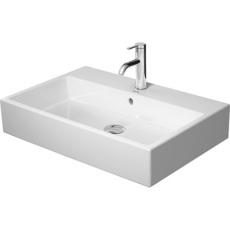 Duravit Vero Air Waschtisch geschliffen mit 1 Hahnloch 70 x 47 cm, mit Überlauf