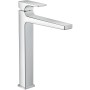 hansgrohe Metropol Einhebel-Waschtischmischer 260 mit Hebelgriff und Push-Open Ablaufgarnitur für Waschschüsseln
