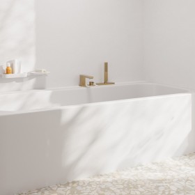 hansgrohe Tecturis E 3-Loch Einhebel-Wannenrandarmatur mit Schlauchbox (sBox)