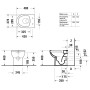 Duravit No. 1 Stand-WC Rimless Set