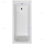 Duravit D-Code Rechteck-Badewanne 170 x 75 cm mit Wannengriffen